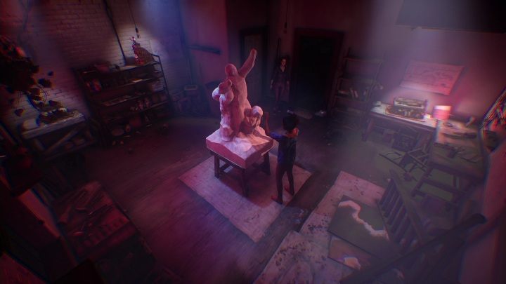 After you examine Charlotte's emotions, you have to see four of her works - Life is Strange True Colors: Charlotte - walkthrough - Life is Strange True Colors: Chapter 3 Monster or Mortal - Life is Strange True Colors Guide