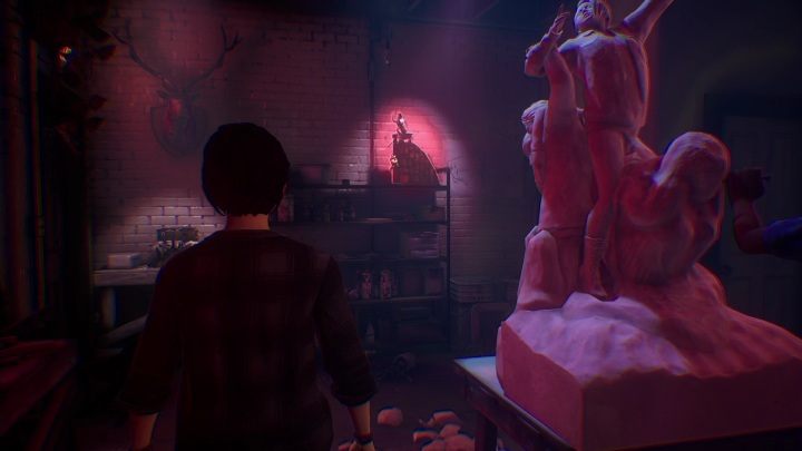 The last sculpture is on the bookshelf - Life is Strange True Colors: Charlotte - walkthrough - Life is Strange True Colors: Chapter 3 Monster or Mortal - Life is Strange True Colors Guide