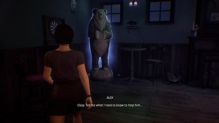 However, if you focus on his emotions, you will see three illuminated objects - Life is Strange True Colors: Outside the festival - walkthrough - Life is Strange True Colors: Chapter 4 Flicker - Life is Strange True Colors Guide