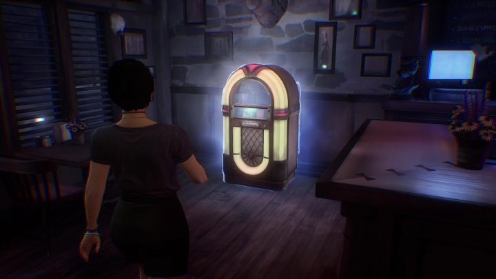 Then head to the further part of the bar - Life is Strange True Colors: Outside the festival - walkthrough - Life is Strange True Colors: Chapter 4 Flicker - Life is Strange True Colors Guide