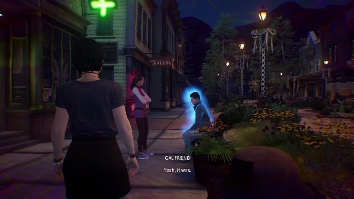 You'll see a couple right outside Charlotte's shop - Life is Strange True Colors: Outside the festival - walkthrough - Life is Strange True Colors: Chapter 4 Flicker - Life is Strange True Colors Guide
