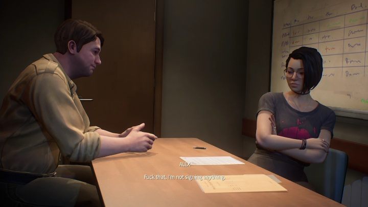 Pike asks you to sign a affidavit - Life is Strange True Colors: Police station - walkthrough - Life is Strange True Colors: Chapter 4 Flicker - Life is Strange True Colors Guide