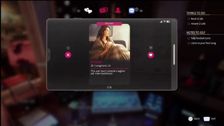 As usual, you should review the dating profile - Life is Strange True Colors Wavelengths: Winter - walkthrough - Life is Strange True Colors: Wavelengths DLC - Life is Strange True Colors Guide