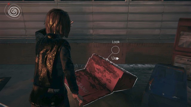 Once you put the fire down, you can walk outside the building through the window - Life is Strange: Polarized, Chapter 2 - Walkthrough - Life is Strange Game Guide & Walkthrough