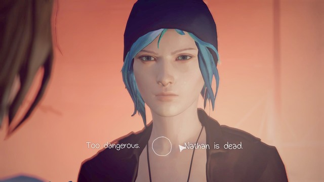 The last action in this chapter will be a conversation with Chloe - Life is Strange: Polarized, Chapter 2 - Walkthrough - Life is Strange Game Guide & Walkthrough