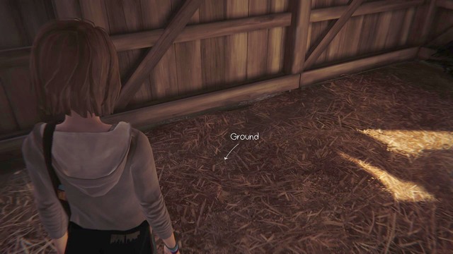 You will walk on the hay while exploring the shed - Life is Strange: Dark Room, Chapter 4 - Walkthrough - Life is Strange Game Guide & Walkthrough
