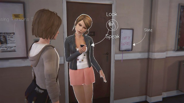 After getting to the dormitory look around the hall - Life is Strange: Chrysalis, Chapter 3 - Walkthrough - Life is Strange Game Guide & Walkthrough