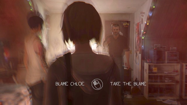 After you finished talking Chloe will turn the volume up and she will ask you to take a photo of her - Life is Strange: Chrysalis, Chapter 4 - Walkthrough - Life is Strange Game Guide & Walkthrough