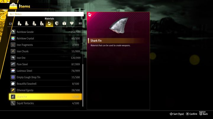 1 - Infinite Wealth: How to obtain Shark Fin and Squid Tentacles crafting materials? - FAQ - Like a Dragon Infinite Wealth Guide