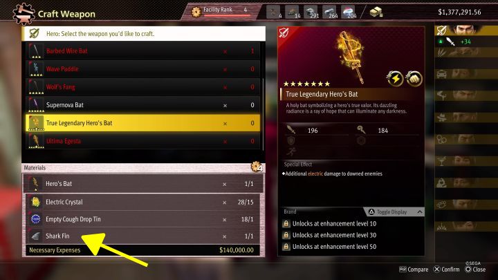 3 - Infinite Wealth: How to obtain Shark Fin and Squid Tentacles crafting materials? - FAQ - Like a Dragon Infinite Wealth Guide