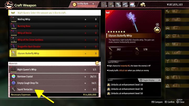 4 - Infinite Wealth: How to obtain Shark Fin and Squid Tentacles crafting materials? - FAQ - Like a Dragon Infinite Wealth Guide