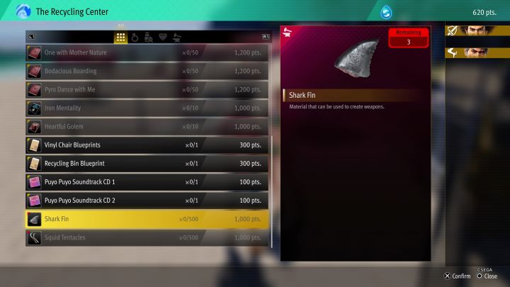 8 - Infinite Wealth: How to obtain Shark Fin and Squid Tentacles crafting materials? - FAQ - Like a Dragon Infinite Wealth Guide