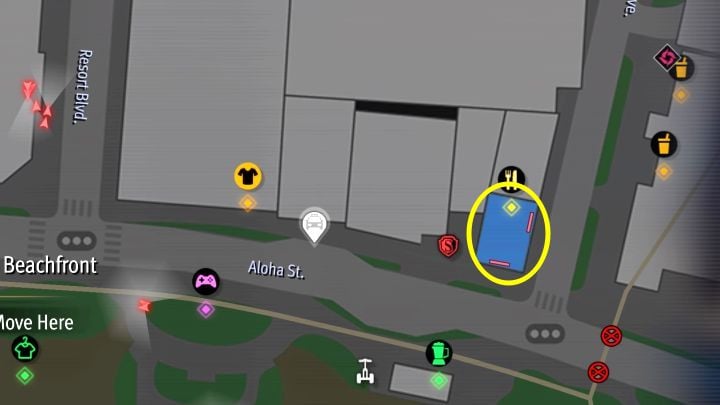 The location in question is on Aloha St - Infinite Wealth: All Photo Rallies in Waikiki - Photos for Photo Rally - Like a Dragon Infinite Wealth Guide