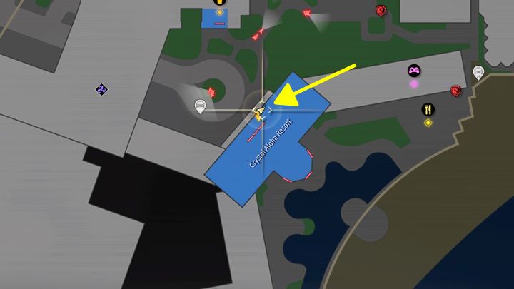 Travel to the resort main entrance in the southern part of the district - Infinite Wealth: All Photo Rallies in Waikiki - Photos for Photo Rally - Like a Dragon Infinite Wealth Guide