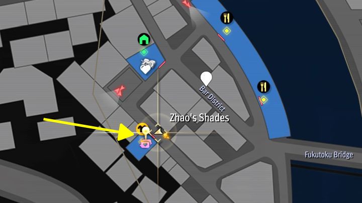 The sought shop is in the western part of Bar District, south from Survive Bar - Infinite Wealth: Photo Rally in Bar District in Yokohama - Photos for Photo Rally - Like a Dragon Infinite Wealth Guide