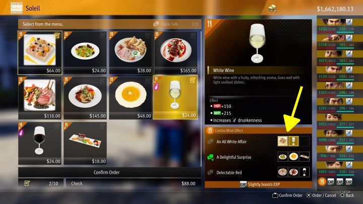 2 - Infinite Wealth: How to unlock and activate Combo Meals in restaurants? - FAQ - Like a Dragon Infinite Wealth Guide