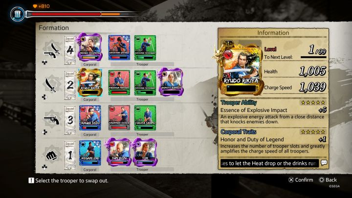 There is an option to increase the number of cards assigned to a fighting style from 3 to 4 - Like a Dragon Ishin: Battle Dungeon mini-game - Secrets and activities - Like a Dragon Ishin Guide