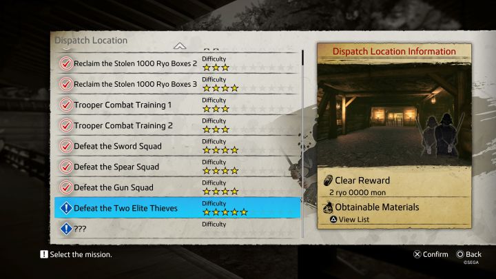 When choosing a mission, pay attention to - Like a Dragon Ishin: Battle Dungeon mini-game - Secrets and activities - Like a Dragon Ishin Guide