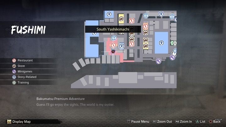 You can find palanquins all around the city - Like a Dragon Ishin: Friendships - Shops - Secrets and activities - Like a Dragon Ishin Guide