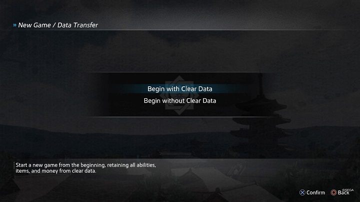One of them is New Game/Data Transfer - Like a Dragon Ishin: New Game Plus - Appendix - Like a Dragon Ishin Guide