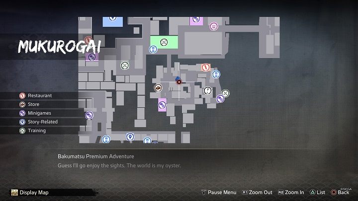 Servile Beggar can be found in the northern part of the Mukurogai district , near the gate leading to Rakugai - Like a Dragon Ishin: Bonds - Secrets and activities - Like a Dragon Ishin Guide