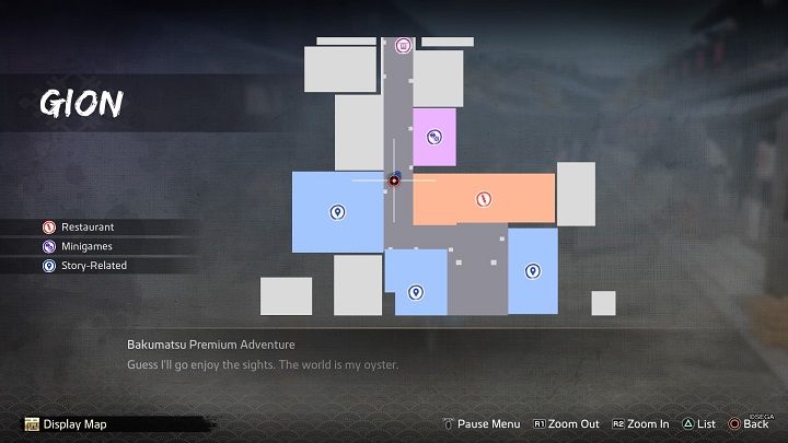 Revolutionary Chef can be found in Gion, not far from Kasuga restaurant - Like a Dragon Ishin: Bonds - Secrets and activities - Like a Dragon Ishin Guide