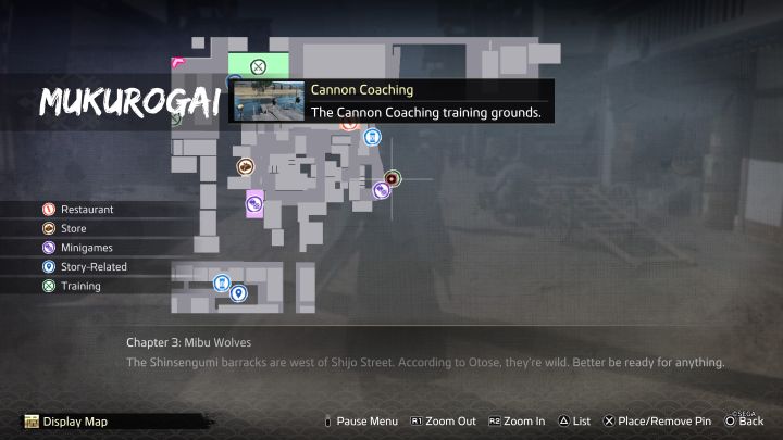 Visit the eastern part of the Mukurogai district - you can do so at the end of Chapter 2 (after reaching Mukurogai by boat) or later - Like a Dragon Ishin: Masters of Combat and training locations - Secrets and activities - Like a Dragon Ishin Guide