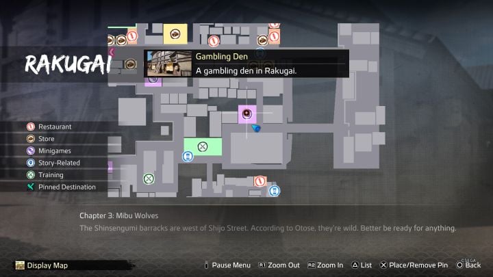 In Like a Dragon: Ishin, the casino is not hidden in some underground location as in some older games in the Yakuza series - Like a Dragon Ishin: Where is the casino? - Activities - Like a Dragon Ishin Guide