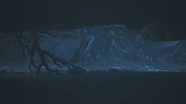 Crouch to avoid hitting your head on the ceiling - Little Nightmares 2: Road through the Forest - Chapter 1 walkthrough - Chapter 1 - Forest - Little Nightmares 2 Guide