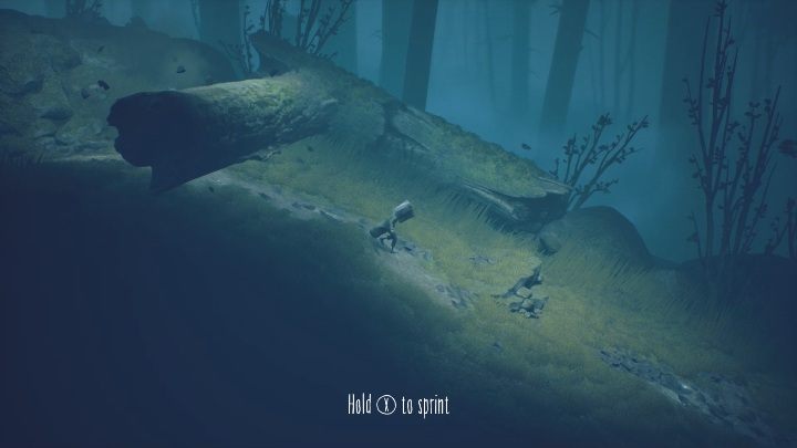 It's time for the first escape sequence – just start running right away - Little Nightmares 2: Road through the Forest - Chapter 1 walkthrough - Chapter 1 - Forest - Little Nightmares 2 Guide