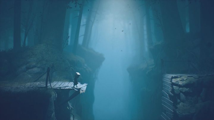 At first glance, it may seem that the bridge can't be crossed - Little Nightmares 2: Road through the Forest - Chapter 1 walkthrough - Chapter 1 - Forest - Little Nightmares 2 Guide