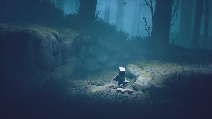 As you continue walking, you will come across an area with multiple snares - Little Nightmares 2: Road through the Forest - Chapter 1 walkthrough - Chapter 1 - Forest - Little Nightmares 2 Guide
