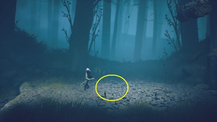 You have to throw the shoe at a certain spot to trigger the trap - Little Nightmares 2: Road through the Forest - Chapter 1 walkthrough - Chapter 1 - Forest - Little Nightmares 2 Guide