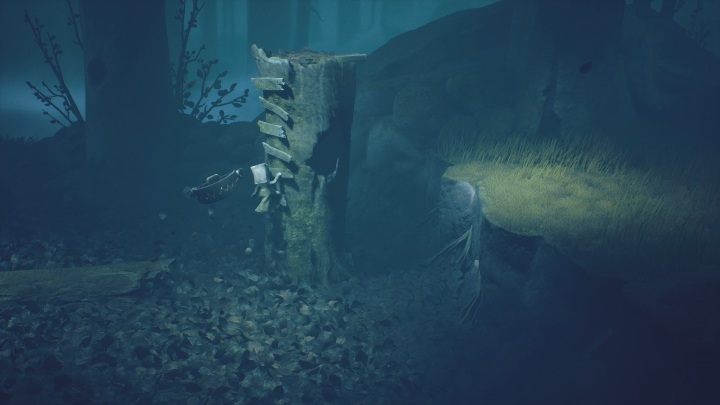 Lastly, you have to jump on the boards to get to the top - Little Nightmares 2: Road through the Forest - Chapter 1 walkthrough - Chapter 1 - Forest - Little Nightmares 2 Guide