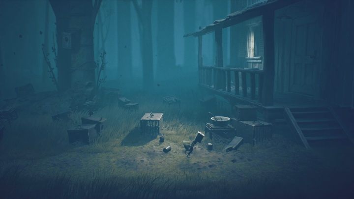 You will finish this sequence by entering the first house - Little Nightmares 2: Road through the Forest - Chapter 1 walkthrough - Chapter 1 - Forest - Little Nightmares 2 Guide
