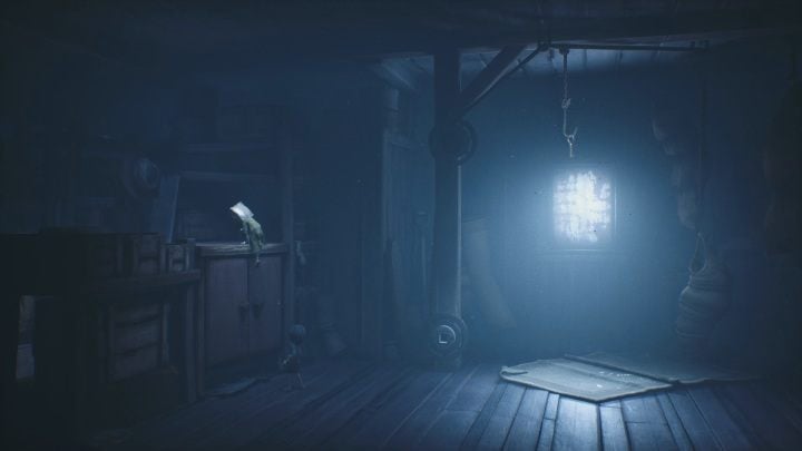 You need to get the key, but you need to jump further to access it - Little Nightmares 2: A Cottage in the Forest - Chapter 1 walkthrough - Chapter 1 - Forest - Little Nightmares 2 Guide