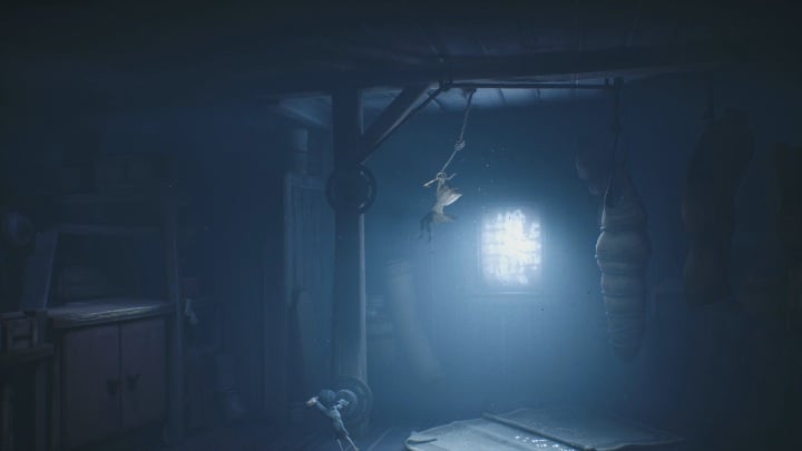 Your task is to climb the cocoon hanging on the right side - Little Nightmares 2: A Cottage in the Forest - Chapter 1 walkthrough - Chapter 1 - Forest - Little Nightmares 2 Guide