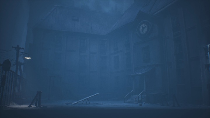 Location: Chapter 2, in front of the building entrance - Little Nightmares 2: Glitching Remains in Chapter 2 Orphanage - list - Glitching Remains - Little Nightmares 2 Guide
