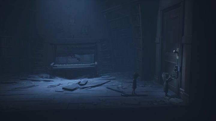 Along with the key, go to the door and open the passage - Little Nightmares 2: Escape from School - Chapter 2 Orphanage walkthrough - Chapter 2 - Orphanage - Little Nightmares 2 Guide