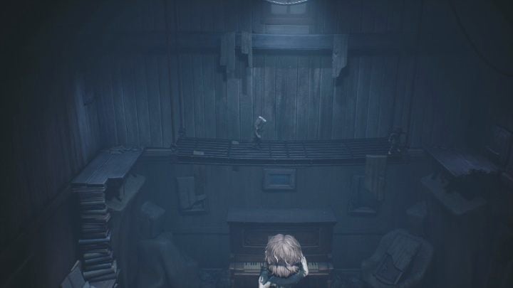 Then quickly run across the metal shelf to get to the right side of the room - Little Nightmares 2: Escape from School - Chapter 2 Orphanage walkthrough - Chapter 2 - Orphanage - Little Nightmares 2 Guide