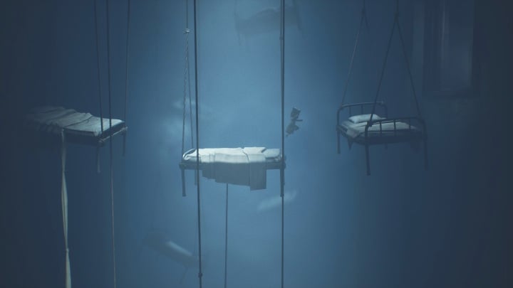 Take your momentum and jump over the next beds - Little Nightmares 2: First Floor - Chapter 3 Hospital walkthrough - Chapter 3 - Hospital - Little Nightmares 2 Guide