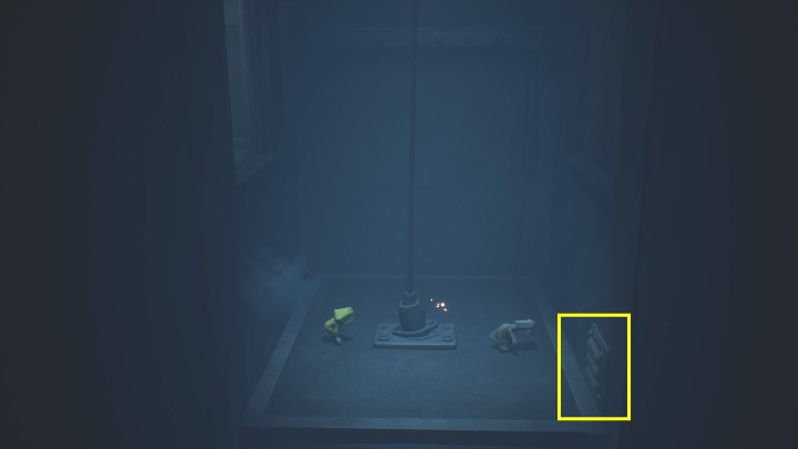 When you jump on the elevator, it will start making strange sounds - Little Nightmares 2: First Floor - Chapter 3 Hospital walkthrough - Chapter 3 - Hospital - Little Nightmares 2 Guide