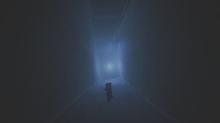 Once you are inside the TV, you have to run forward to get as close to the door as possible - Little Nightmares 2: First Floor - Chapter 3 Hospital walkthrough - Chapter 3 - Hospital - Little Nightmares 2 Guide