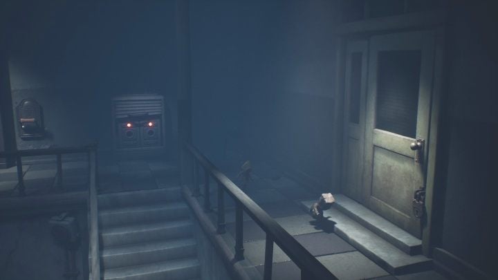 With the key, head to the door - Little Nightmares 2: First Floor - Chapter 3 Hospital walkthrough - Chapter 3 - Hospital - Little Nightmares 2 Guide