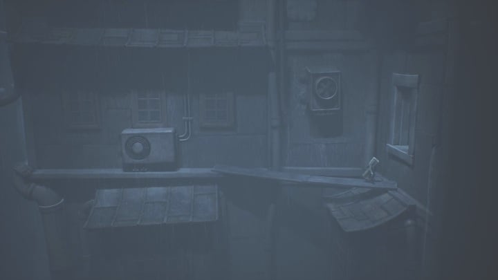 Eventually, you will reach a window thought which you will get into the next apartment - Little Nightmares 2: TVs - Chapter 4 walkthrough - Chapter 4 - Getting to the Tower - Little Nightmares 2 Guide