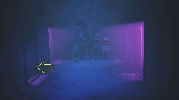 Once you get to the next floor, you will end up in a room with 4 doors - Little Nightmares 2: Door Puzzles - Chapter 5 walkthrough - Chapter 5 - The Signal Tower - Little Nightmares 2 Guide