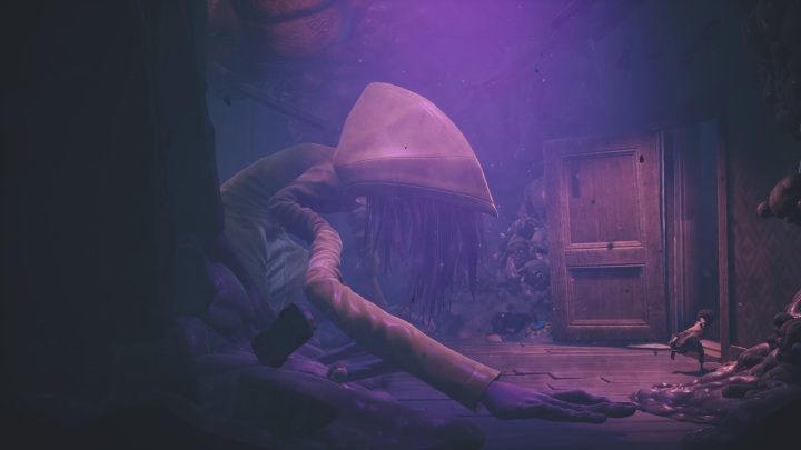 When you attack the music box, you become Six's enemy - Little Nightmares 2: Six - Chapter 5 walkthrough - Chapter 5 - The Signal Tower - Little Nightmares 2 Guide