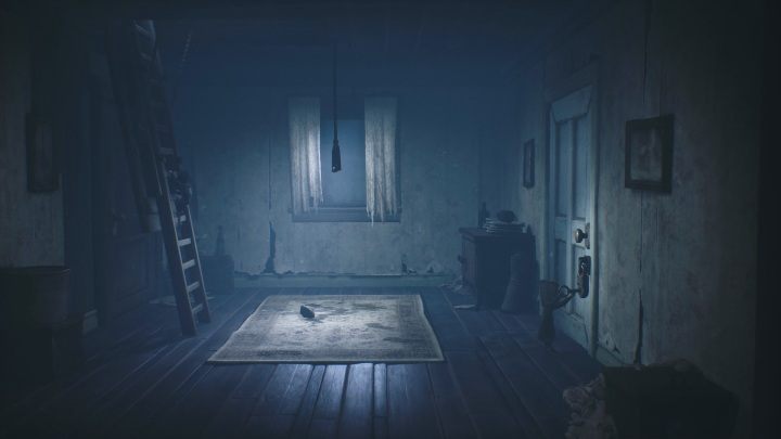 Location: Chapter 1, right behind the first house - Little Nightmares 2: Glitching Remains in Chapter 1 Forest - a list - Glitching Remains - Little Nightmares 2 Guide