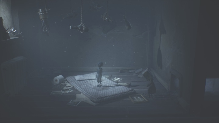 These glitching remains are located further in the room - Little Nightmares 2: Glitching Remains, Chapter 4 Reaching the Tower - list - Glitching Remains - Little Nightmares 2 Guide