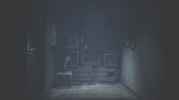 Once you get inside you will see the spectral remains - Little Nightmares 2: Glitching Remains, Chapter 4 Reaching the Tower - list - Glitching Remains - Little Nightmares 2 Guide